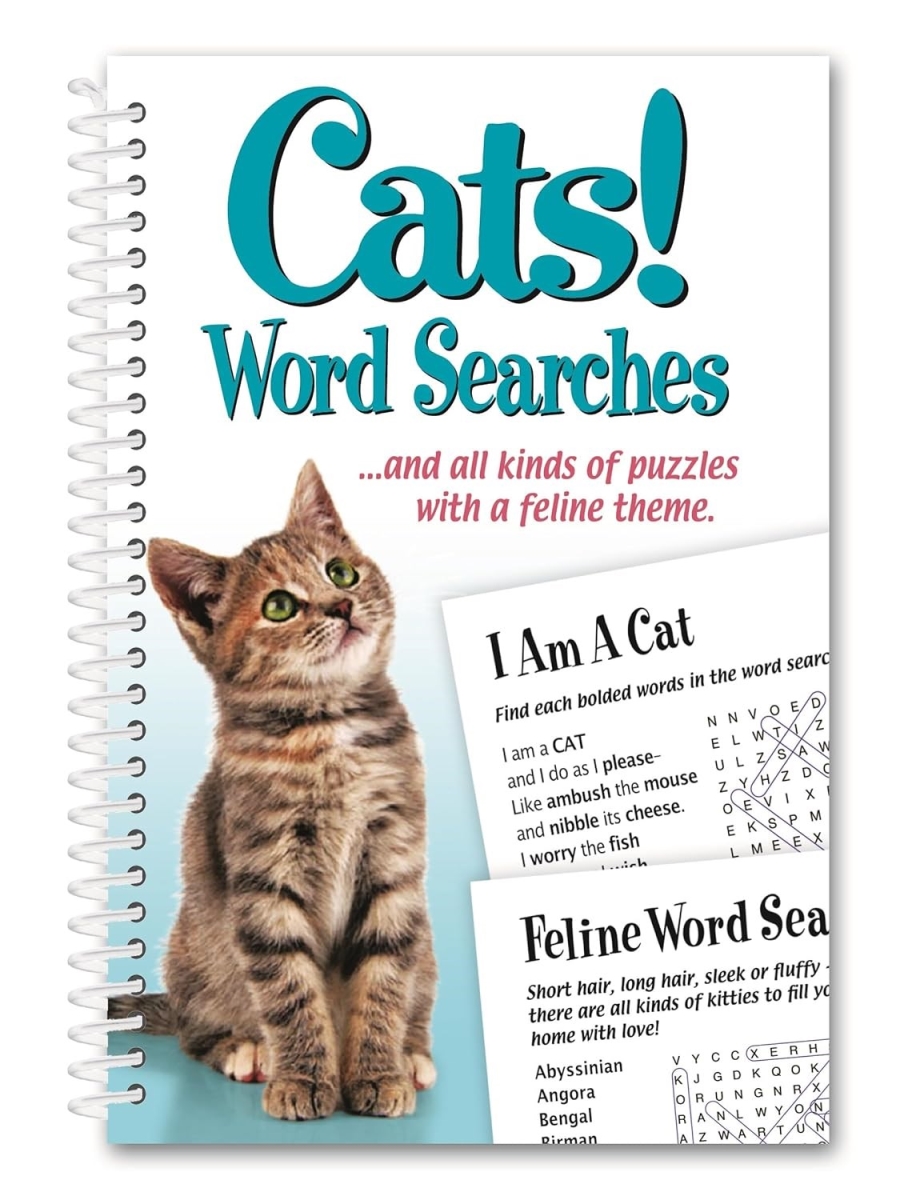 37211X Cats Word Searches Book