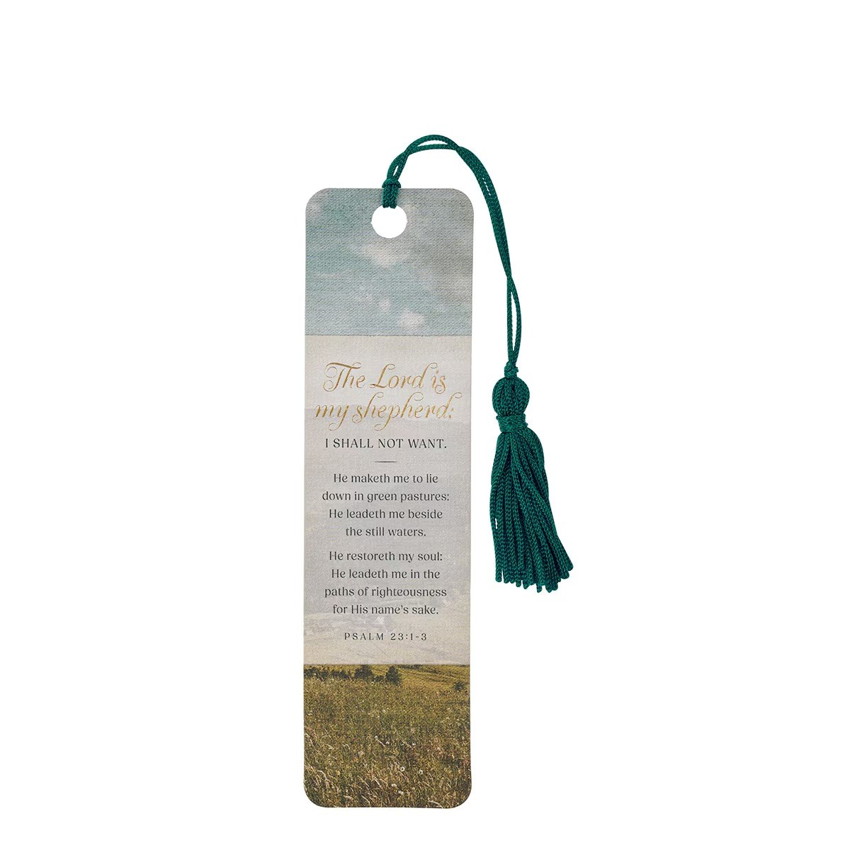 472165 Bookmark Set - The Lord is My Shepherd with Tassel - Pack of 6