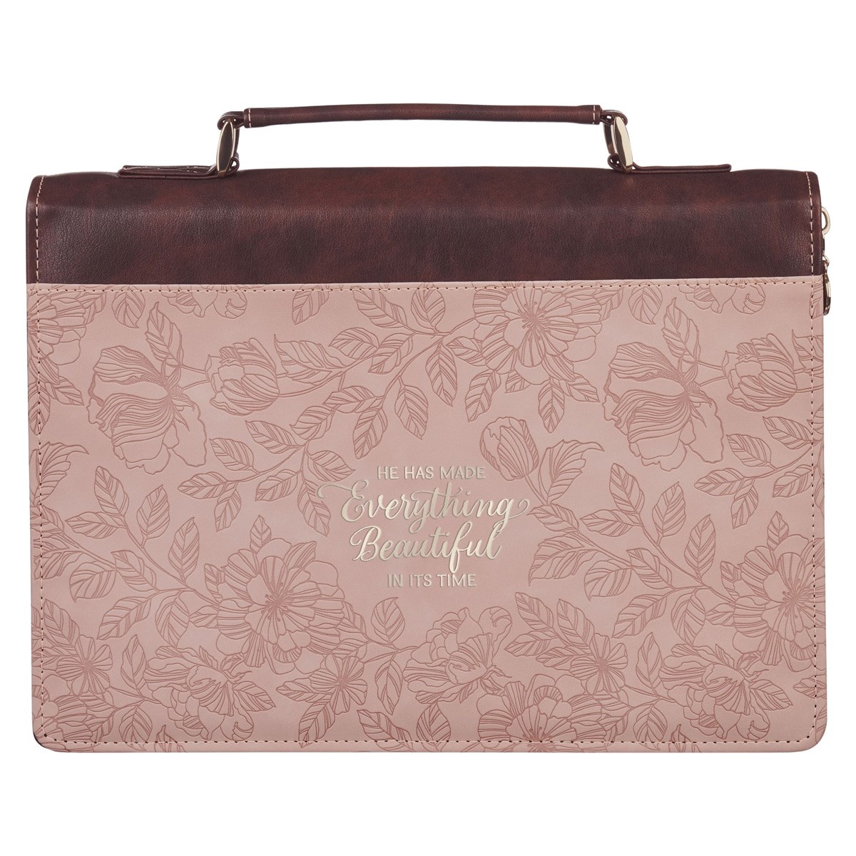 472183 Bible Cover - Everything Beautiful - Blush - Medium