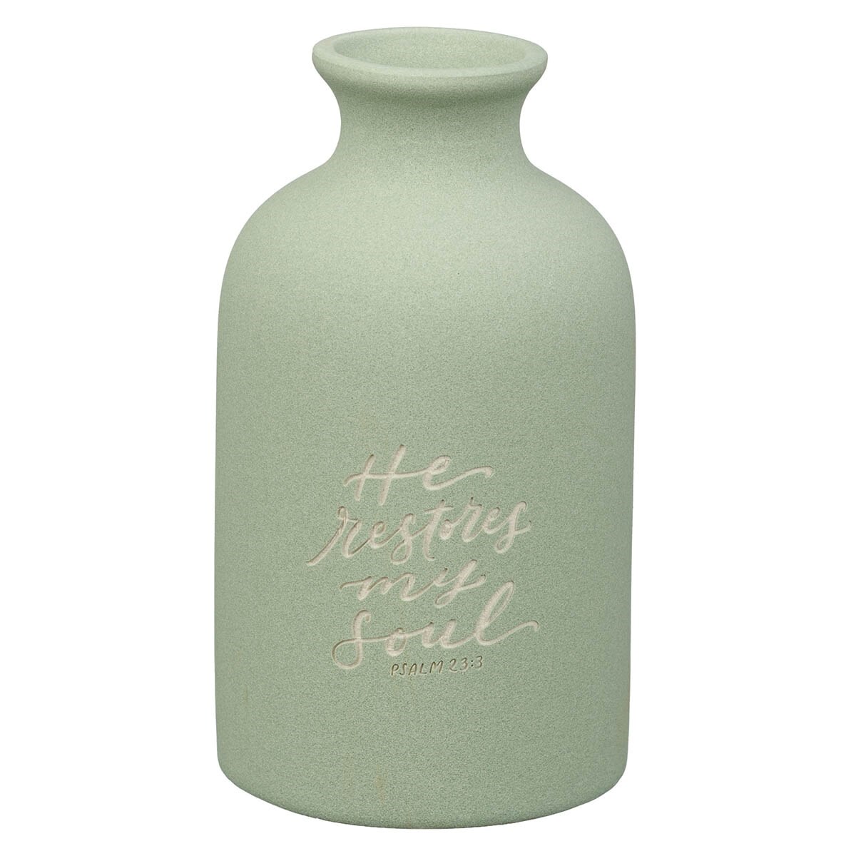472280 Vase - He Restores My Soul