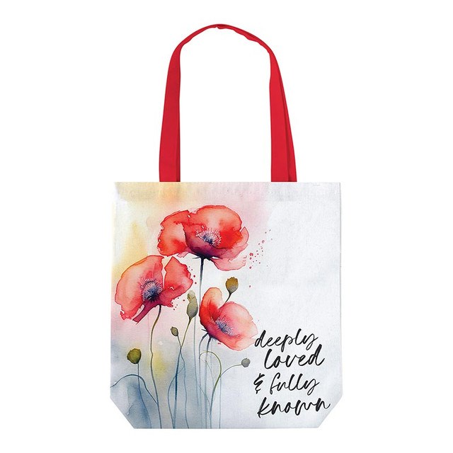 630486 Canvas Tote - Deeply Love & Fully Know - 14 x 16 in.