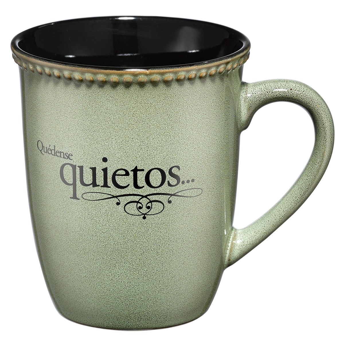 Picture of Christian Art Gifts 23953X Taza Quedense Quietos Verde - Mug