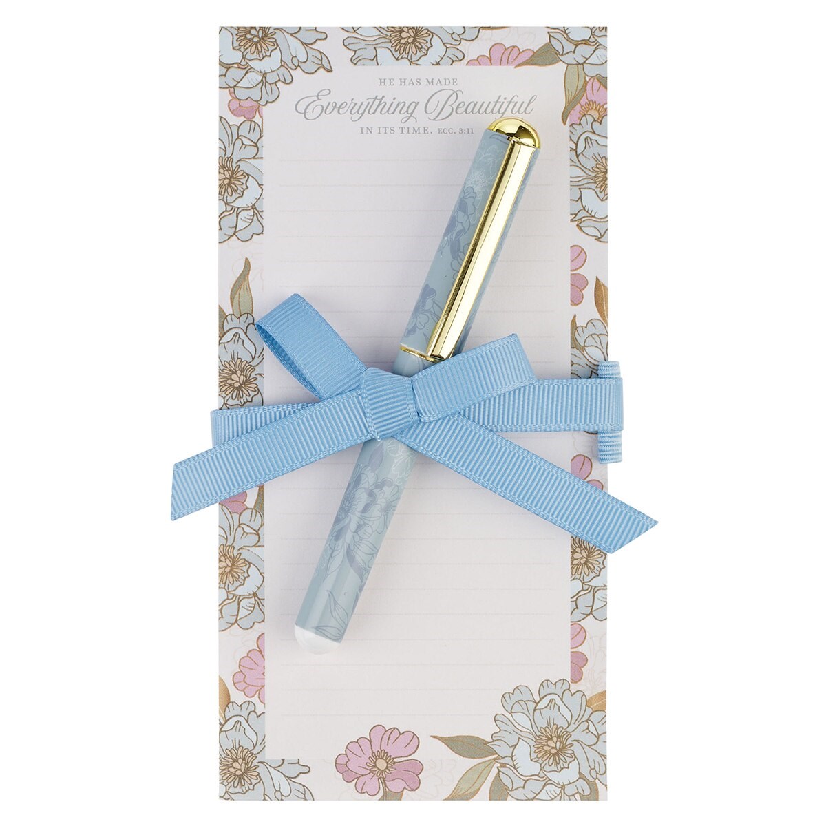 472293 Magnetic Notepad with Pen - Everything Beautiful & Bloom