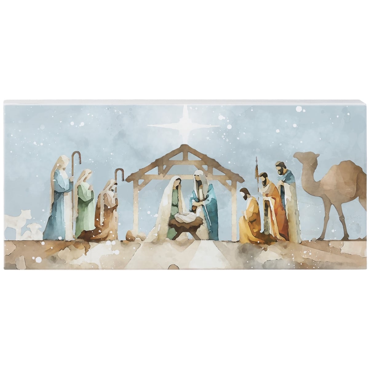 41347X Wall Decor - Nativity Scene - 12 x 5.5 in.
