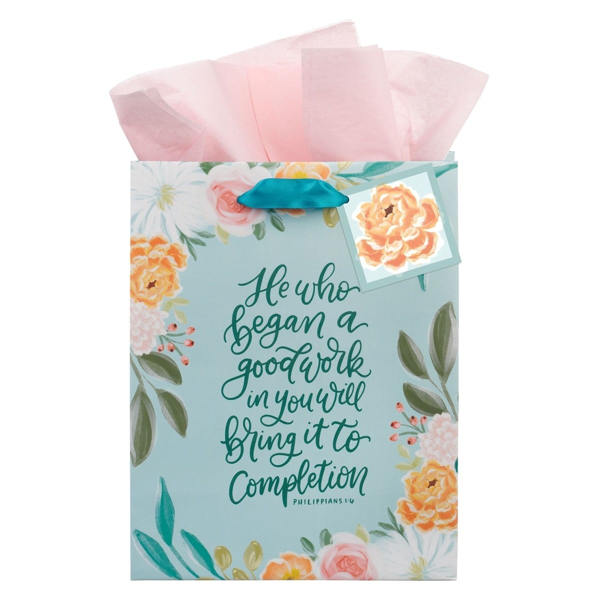 472171 Gift Bag - Medium - He Who Started A Good Work