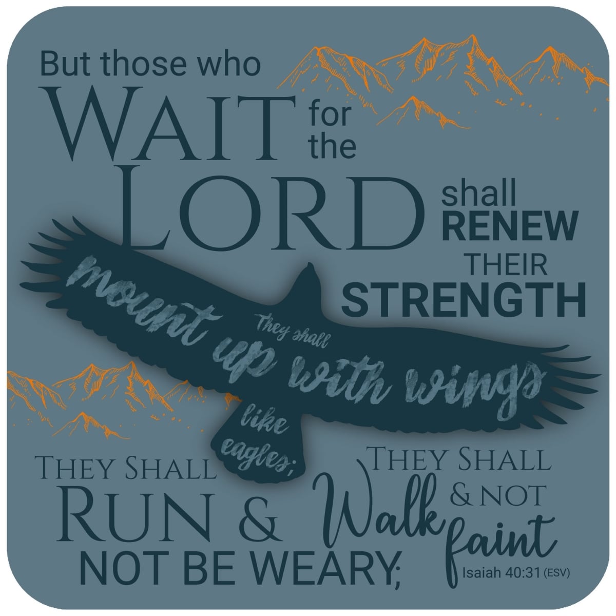 571345 Coaster - Eagles Wings - Pack of 6