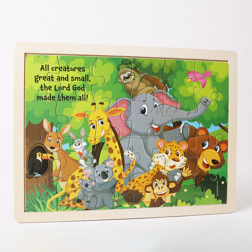 368667 Jigsaw Puzzle - Jungle - Wooden - Ages 3 Plus