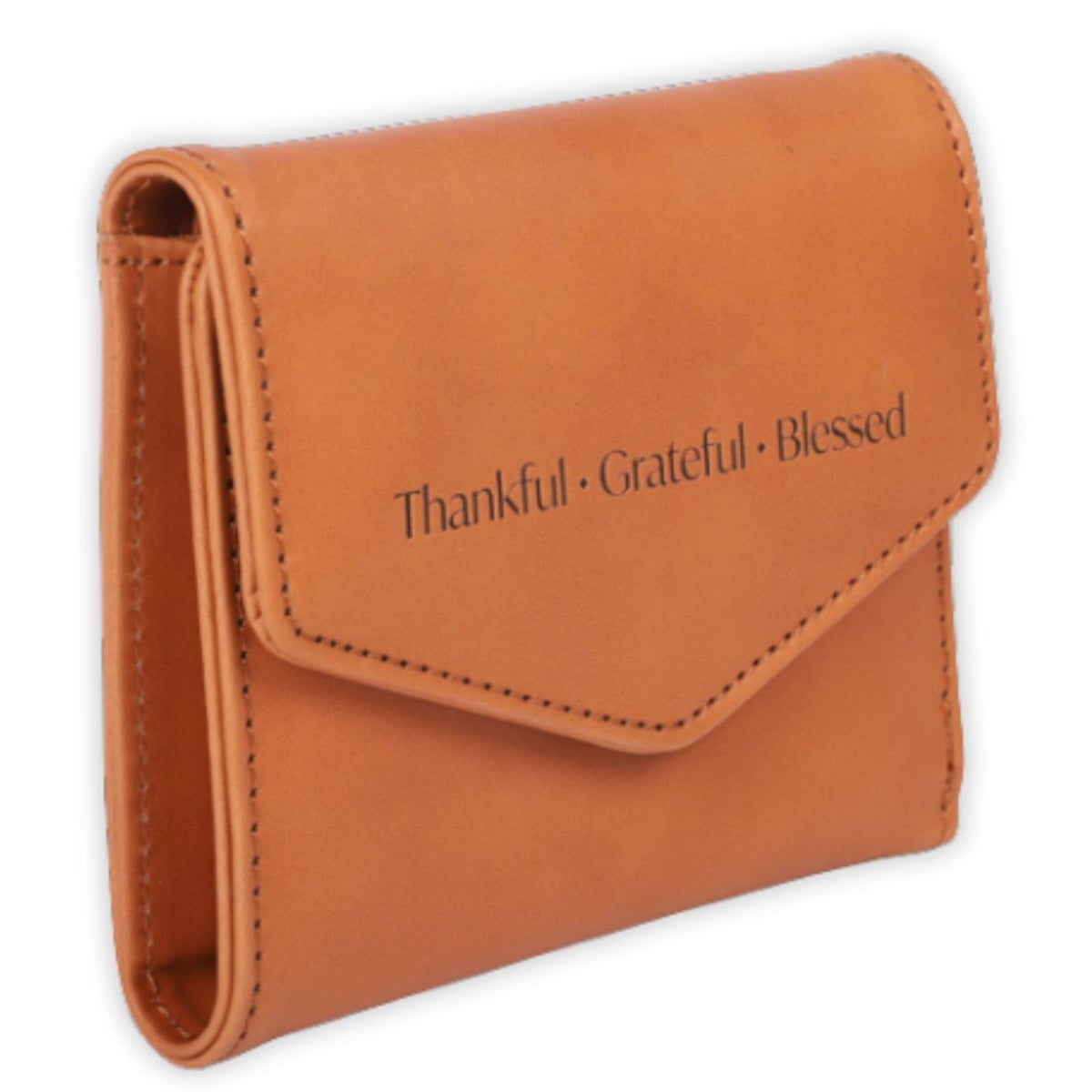 645787 Wallet - Imitation Leather - Thankful - Brown