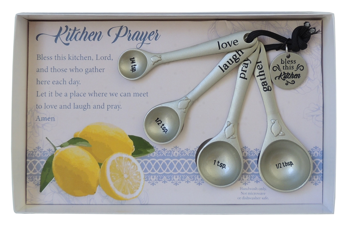 Picture of Abbey & CA Gift 630477 Measuring Spoons - Bless This Kitchen