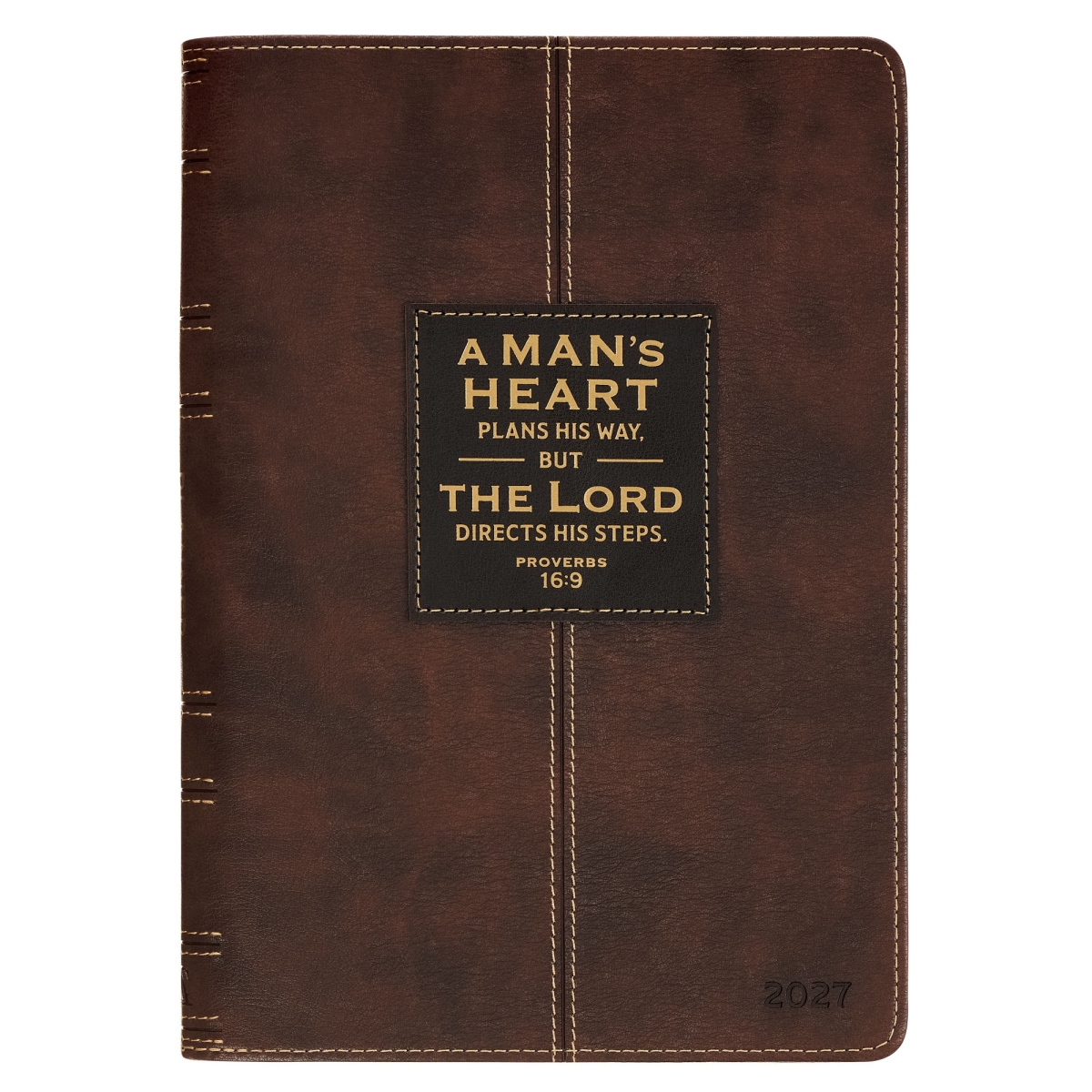 754116 2027 Executive Planner - A Mans Heart, Proverbs 16-9