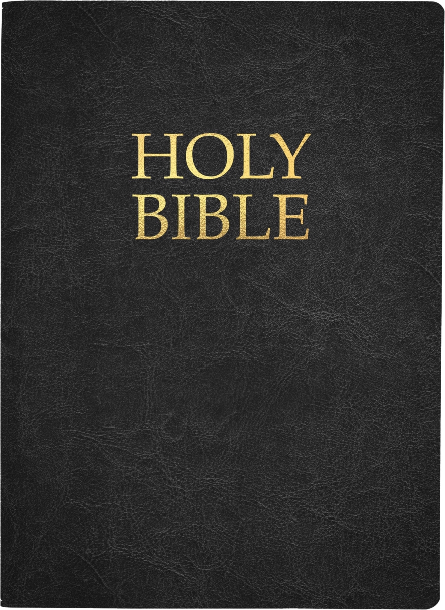 403573 KJVER Holy Bible Large Print - Black Genuine Leather Indexed