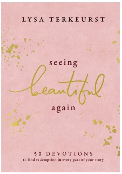 Nelson & Nelson Books 301159 Seeing Beautiful Again Book - Custom Edition -Pink Leathersoft