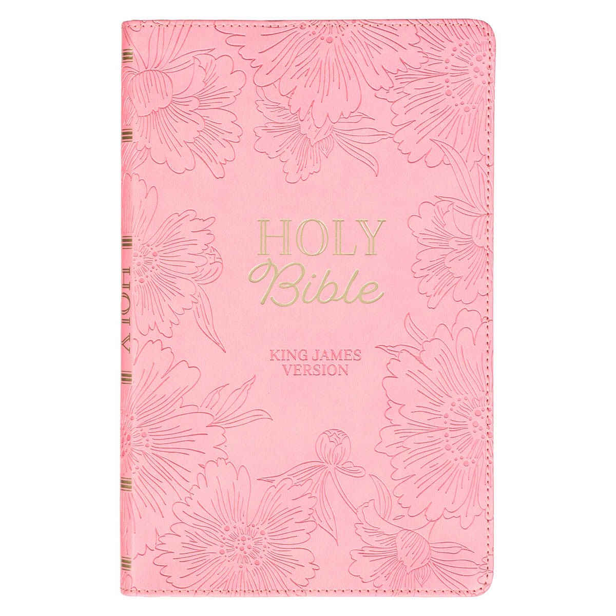294619 KJV Gift Edition Bible - Light Pink Faux Leather