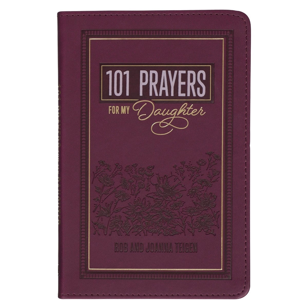 348516 Devotional Gift Book - 101 Prayers for My Daughter - Faux Leather
