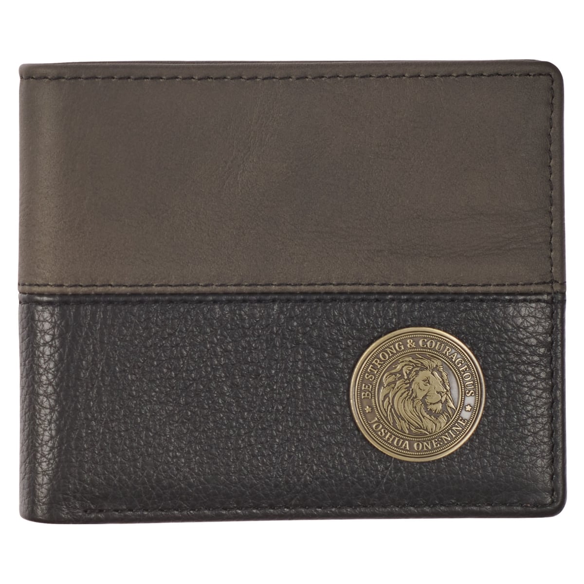 368357 Wallet - Leather - Lion Be Strong Josh. 1-9 - Black