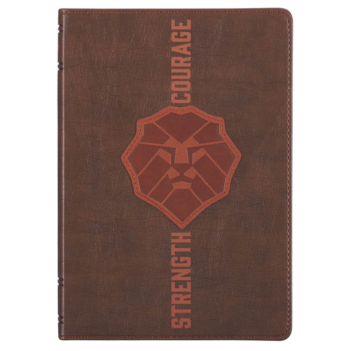 380956 Classic Brown - Lion Strength & Courage - Josh. 1-9 Journal