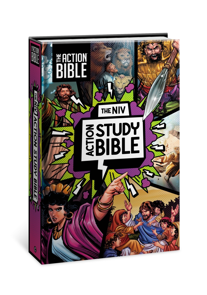 480491 NIV The Action Study Bible - Full Color - Hardcover