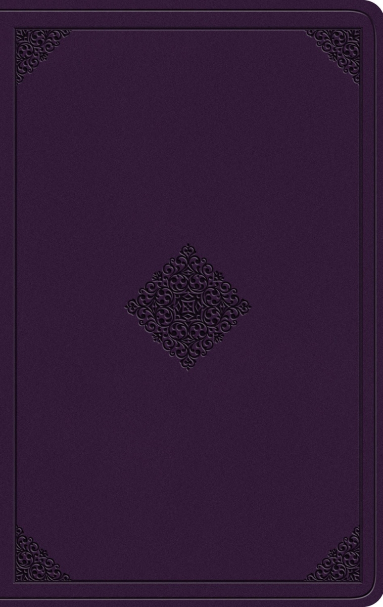 471203 ESV Value Thinline Bible - Lavender Ornament Design Trutone