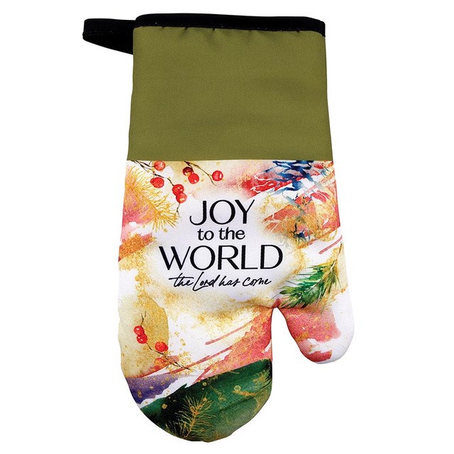Picture of CB Gift 630604 Oven Mitt - Joy to The World