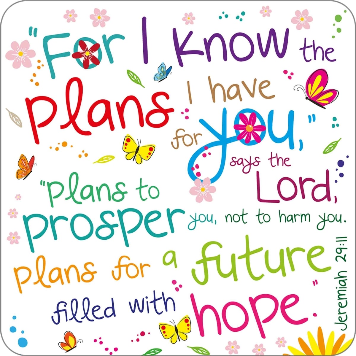 571330 Coaster - I Know the Plans Coaster - Pack of 6