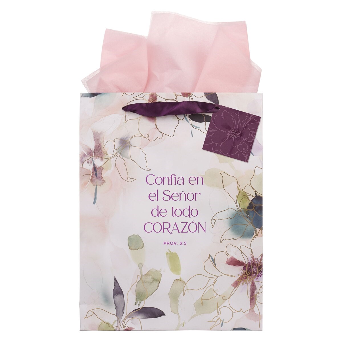 472253 Gift Bag - Large - Trust in The Lord - Spanish