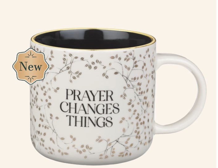 754060 White & Black Prayer Changes Things Mug