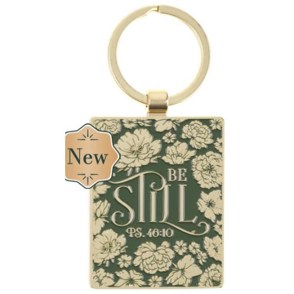 745779 Be Still Keychain - Psalm 46-10