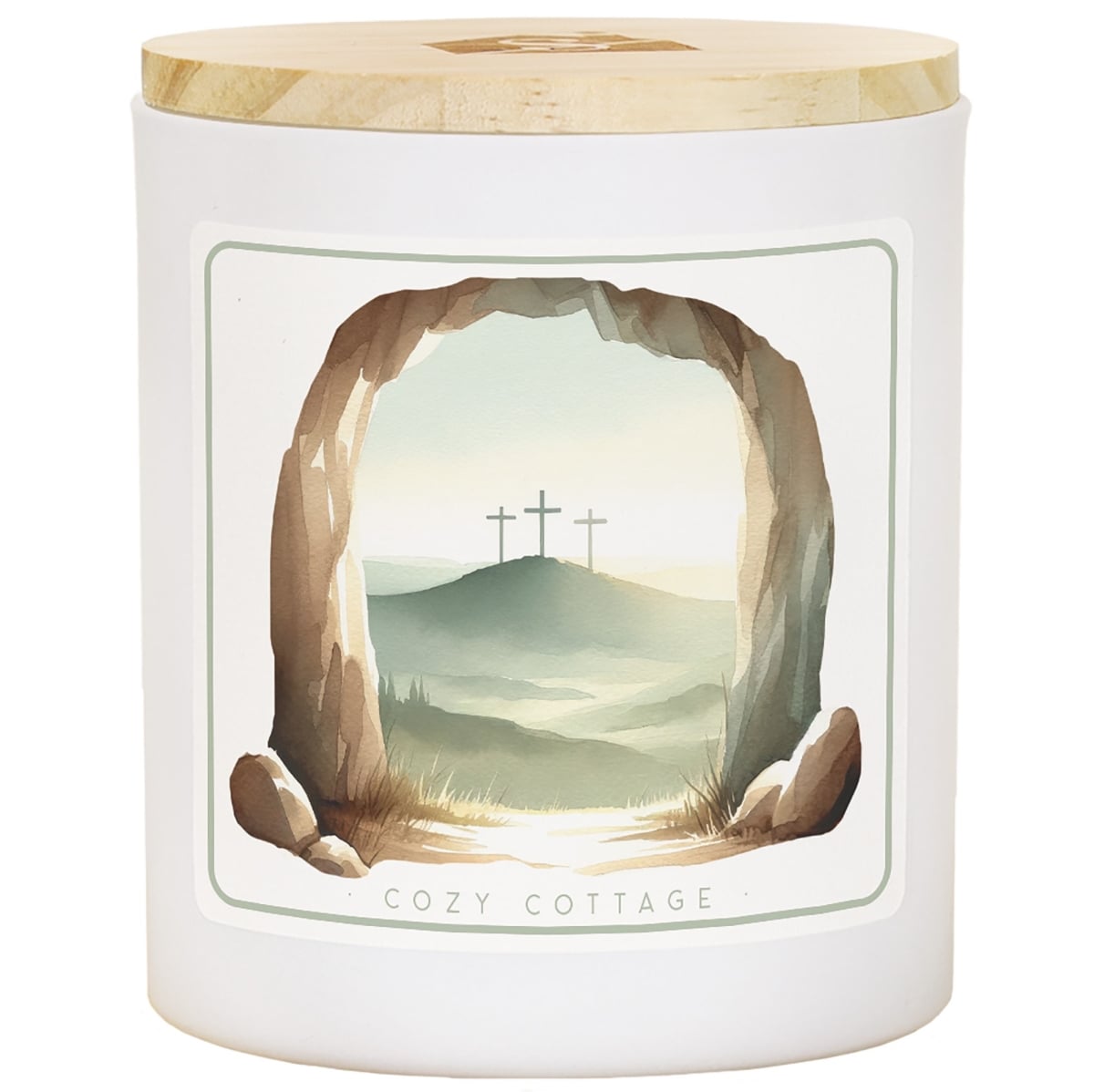 470499 11 oz Empty Tombs-Cozy Cottage Candle - 2 Wick