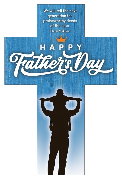 697128 Bookmark  CrossFathers DayHappy Fathers Day Ps 784 NIV  Pack of 25