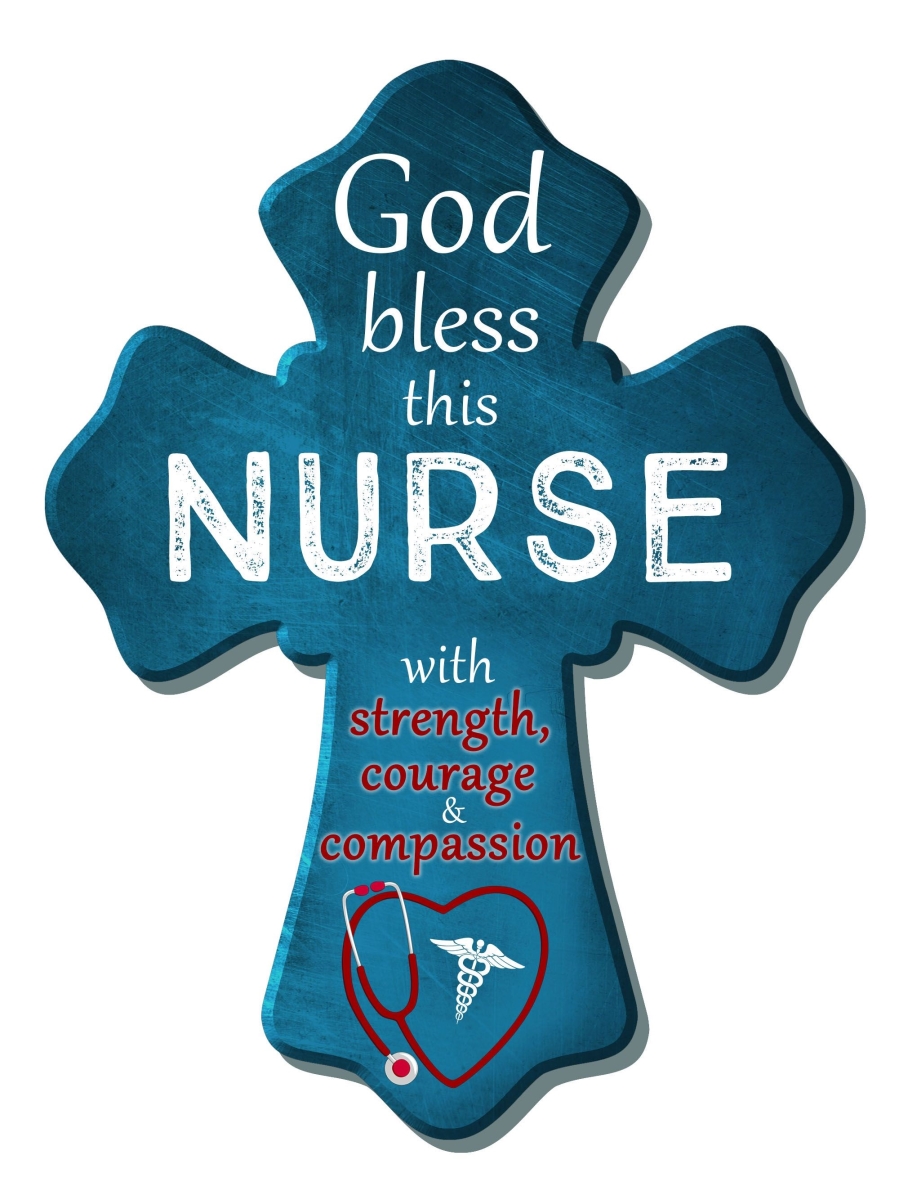 Glow Decor 350176 Wall Cross - Nurse - 6 x 8 in.