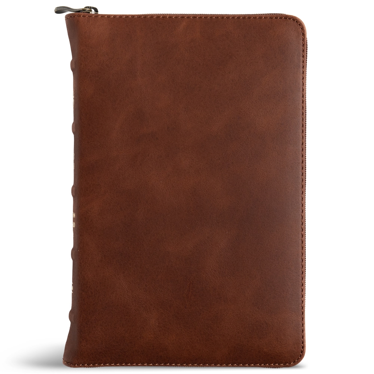 650606 CSB Personal Size Bible with Zipper Handcrafted Collection, Marbled Tan
