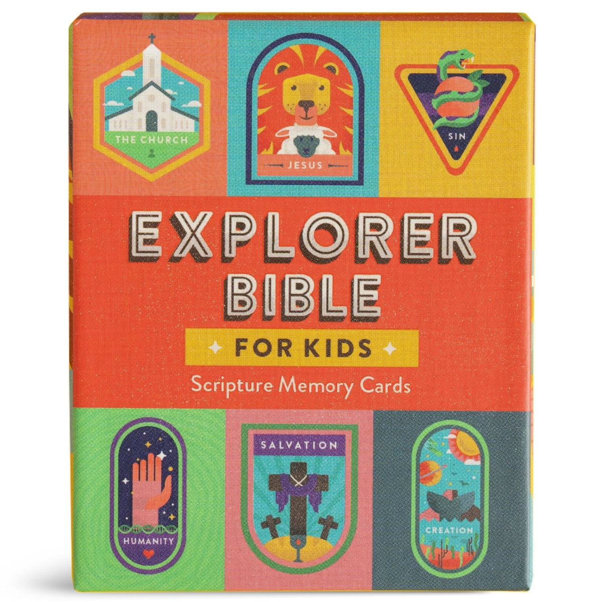 650592 CSB Explorer Bible for Kids Scripture Memory Cards, Hardcover