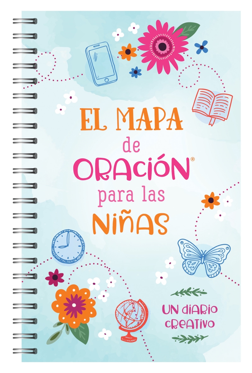 Barbour Publishing 380200 El Mapa de Oracion Para Las Ninas - The Prayer Map for Girls - Faith Maps Book