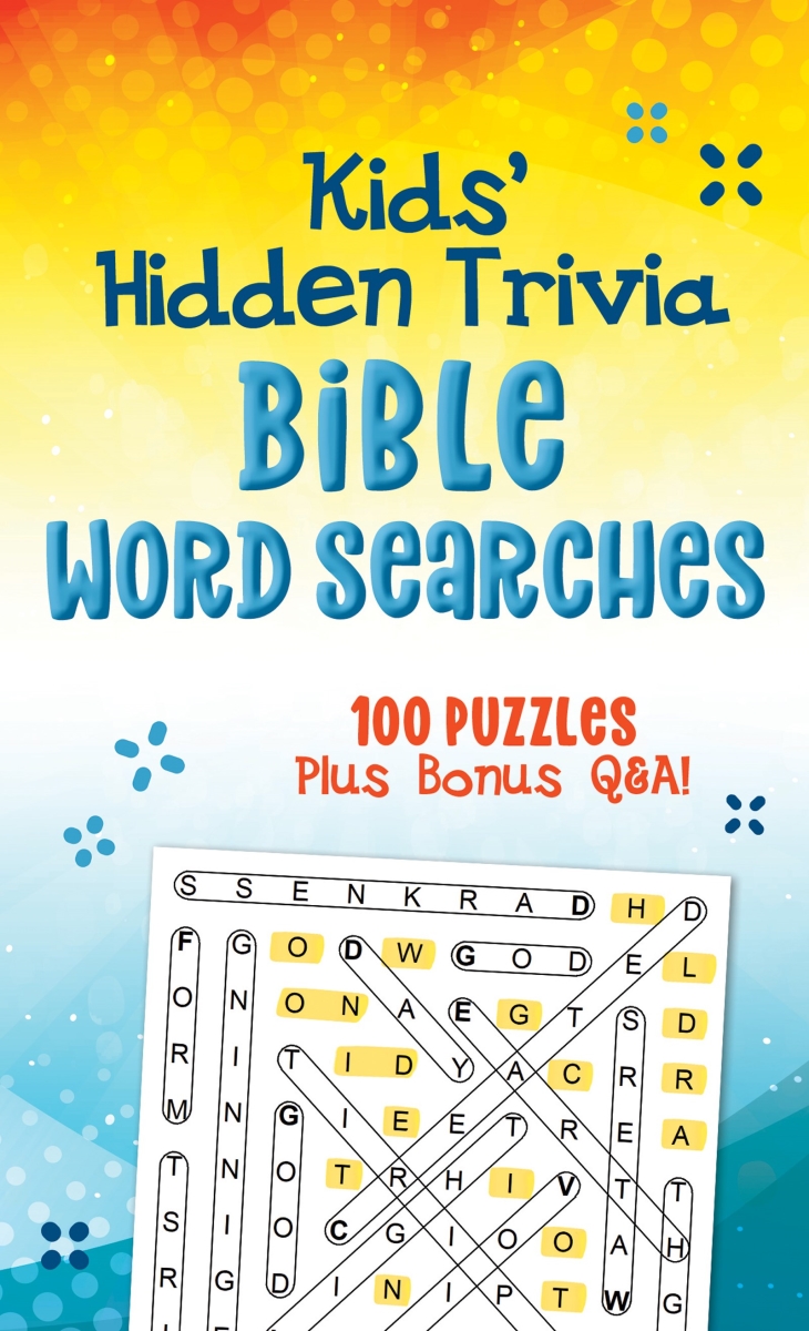 Barbour Publishing 391441 Kids Hidden Trivia Bible Word Searches