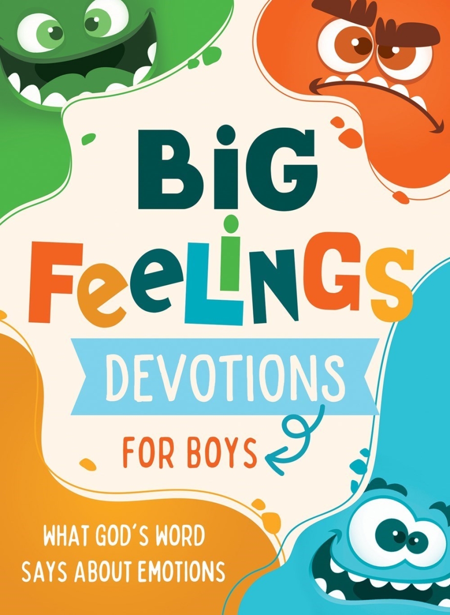 Barbour Publishing 472052 Big Feelings Devotions for Boys Book