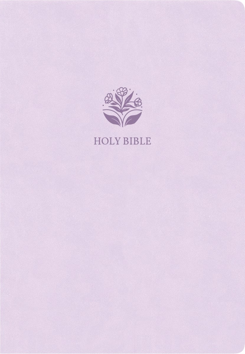 650645 KJV Large Print Compact & Lavender Leather Touch Reference Bible