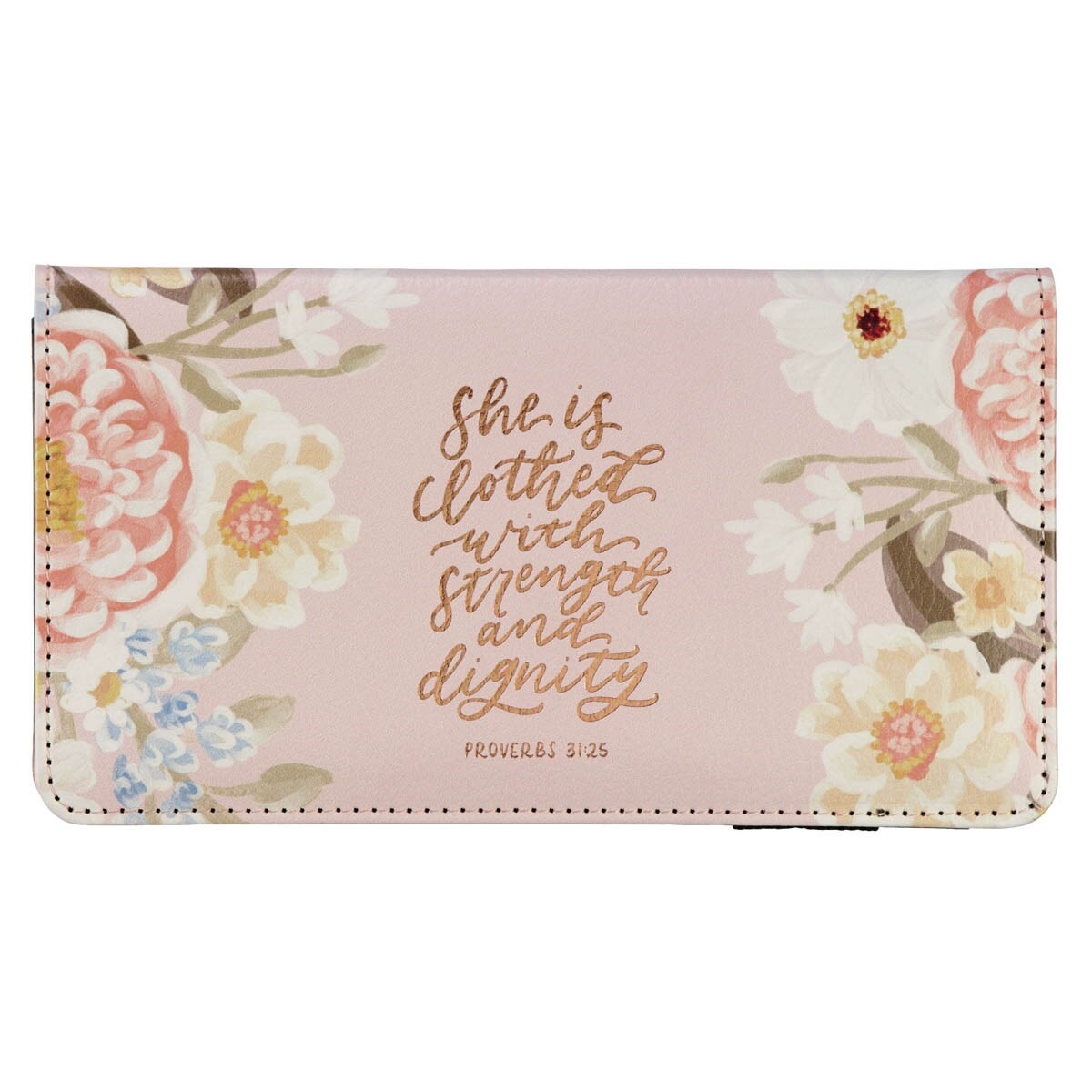 368352 Checkbook & Wallet - Strength & Dignity Prov. 31-25 - Pink