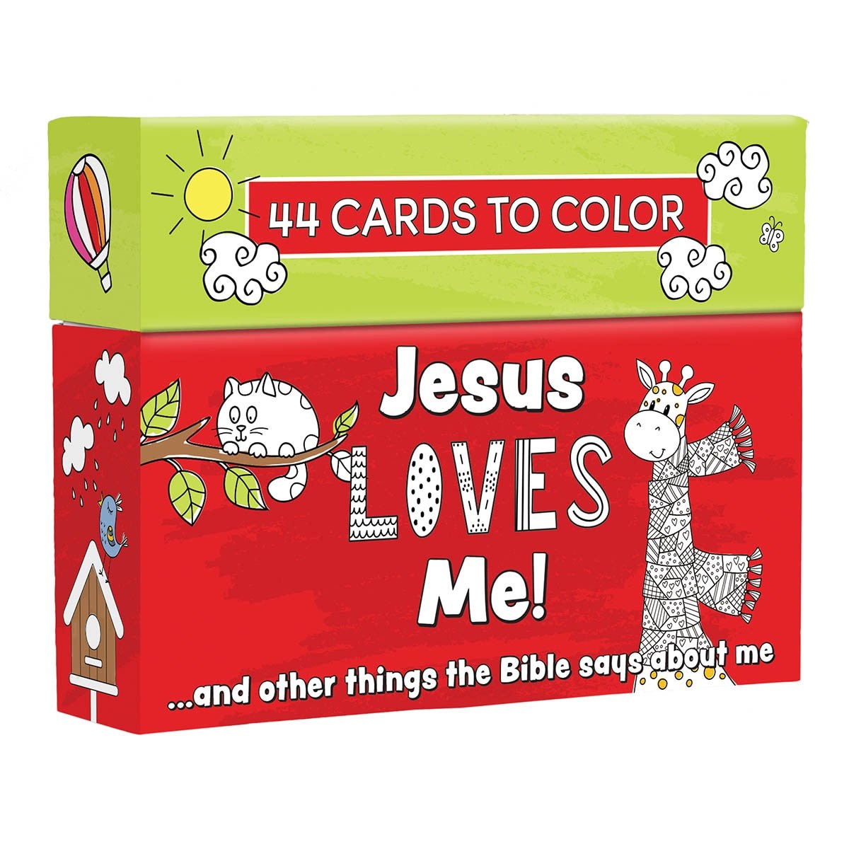 368525 Coloring Cards - Jesus Loves Me