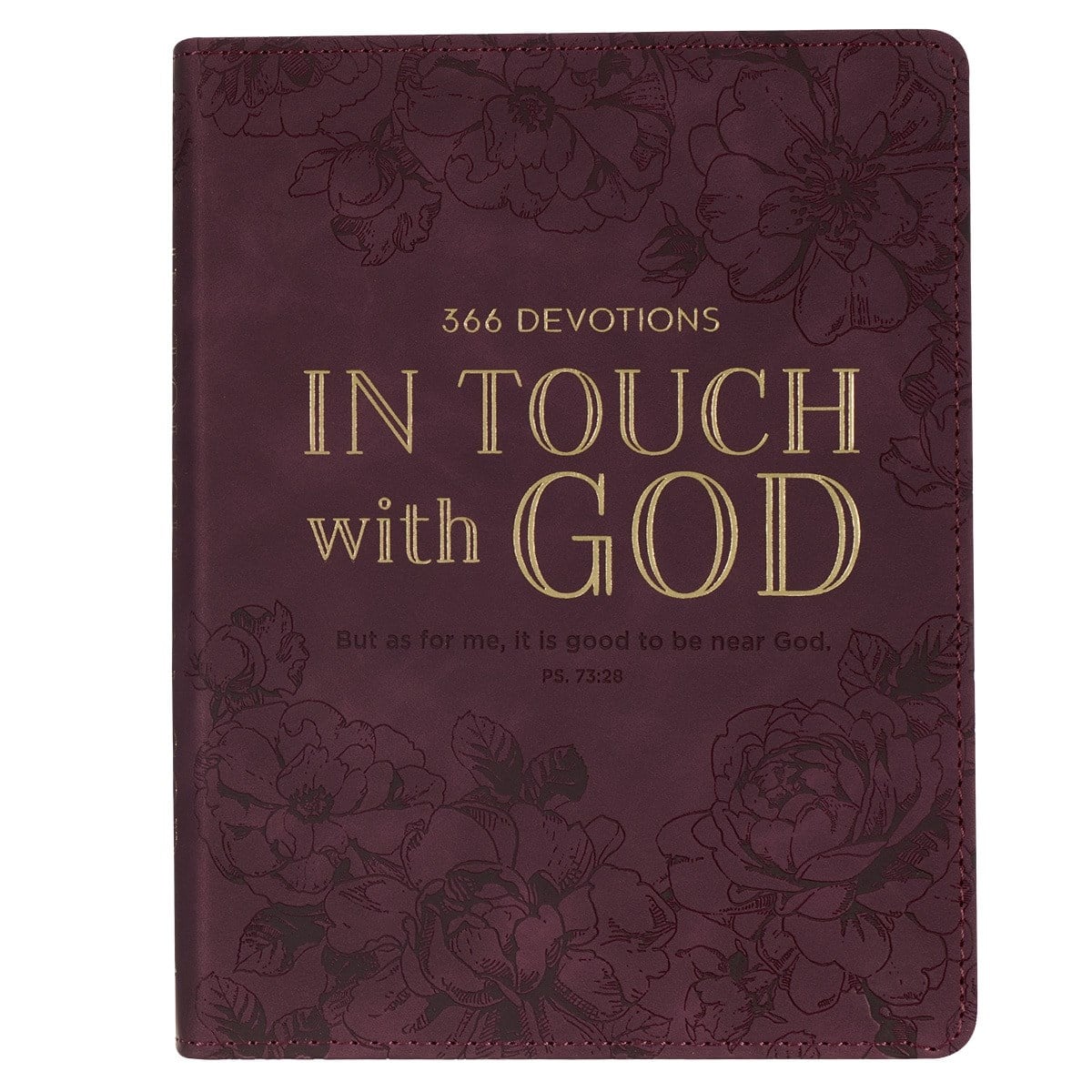 380283 Devotional - in Touch with God Brown Flexcover