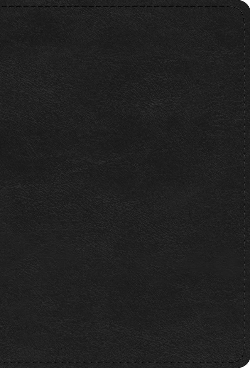 471123 ESV Large Print Compact Bible - Rl - Black Trutone