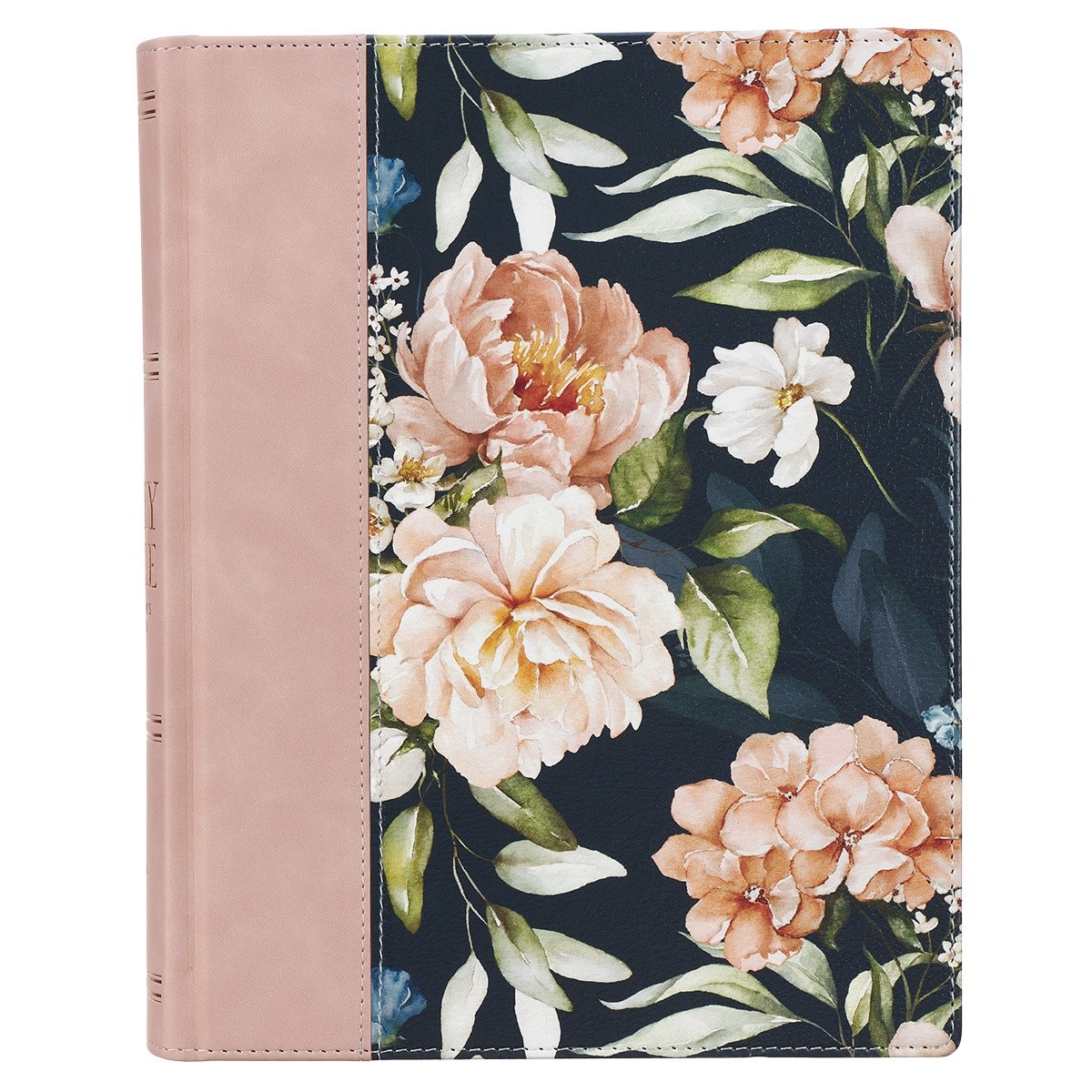 380337 KJV Large Print Note - Taking Bible - Floral Printed Faux Leather