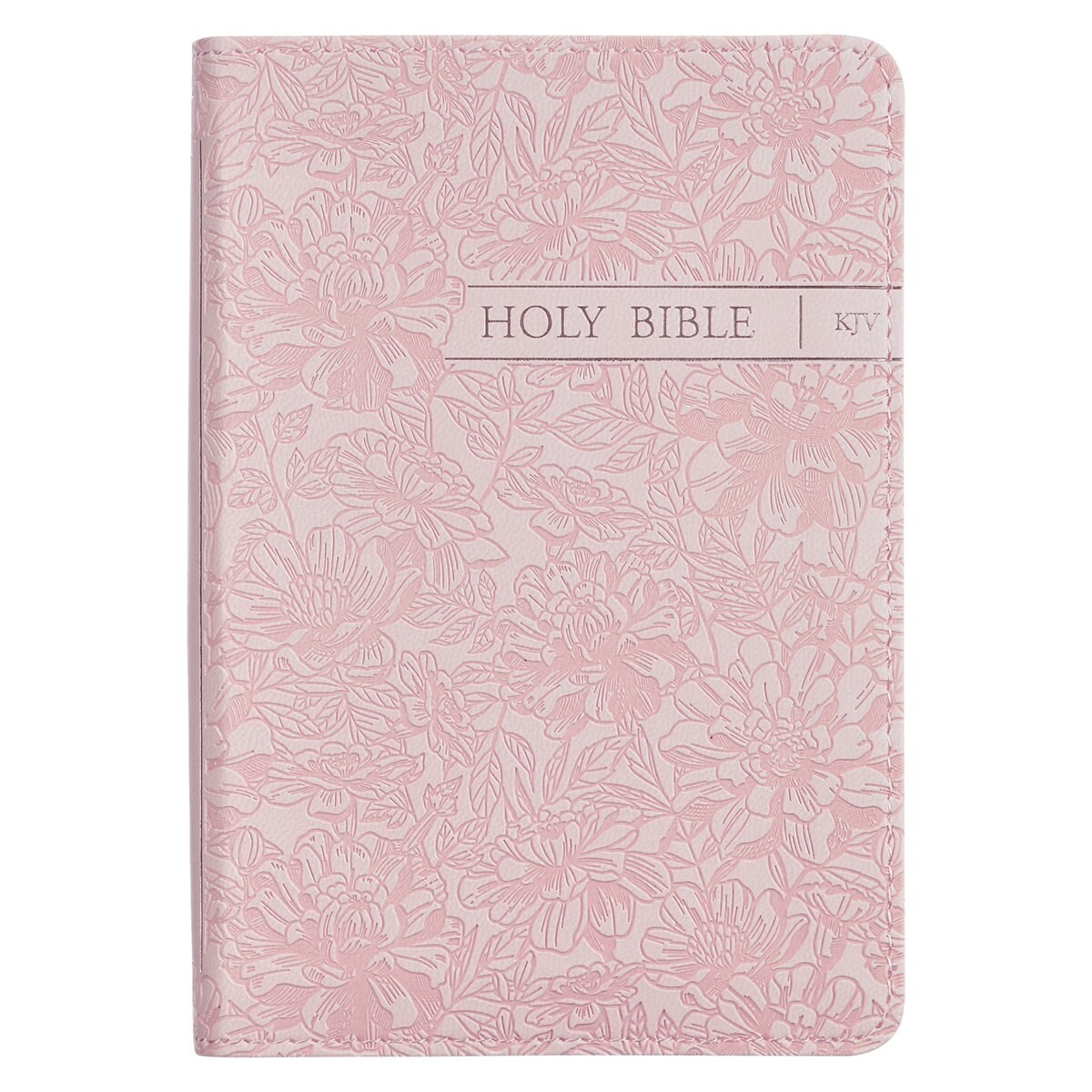 480257 KJV Mini Pocket Pink Faux Leather Bible