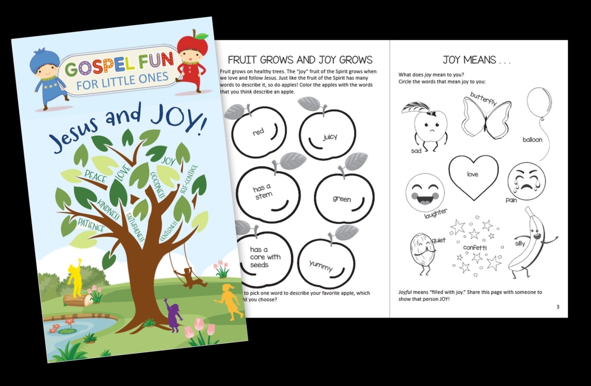 Christ to All 356150 Jesus & Joy Activity Book - Gospel Fun for Little Ones - Pack of 12