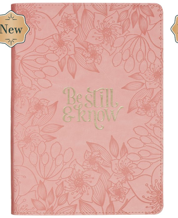 745727 Journal Classic, Pink - Be Still & Know Psalms 46-10