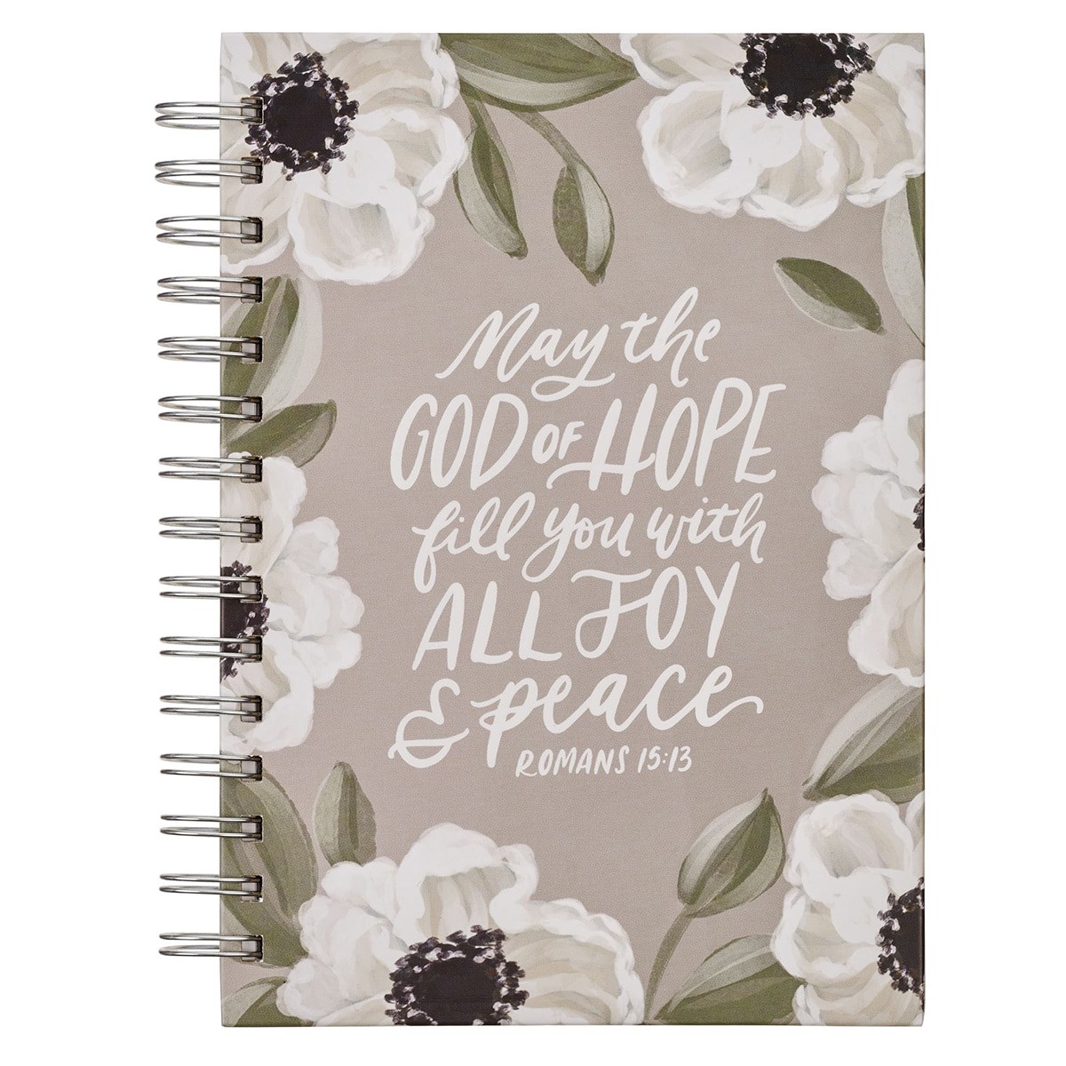 471459 Journal Wirebound - May The God of All Hope Rom. 15-13