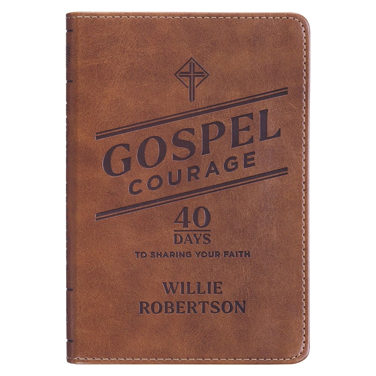 480236 Gospel Courage Imitation Leather Book