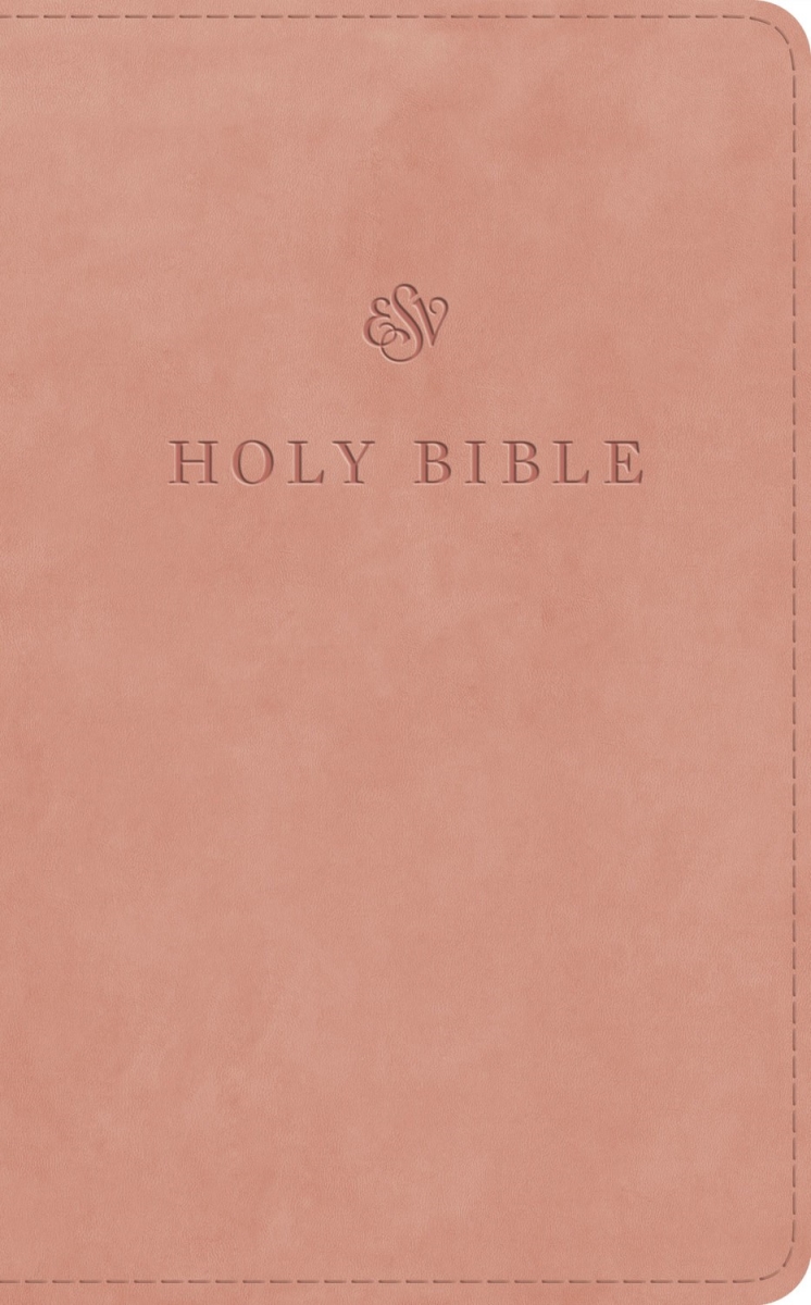 471136 ESV Premium Church Bible - Blush Rose Trutone