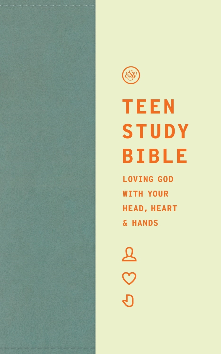 396261 ESV Teen Study Bible - Seaside Blue Truetone