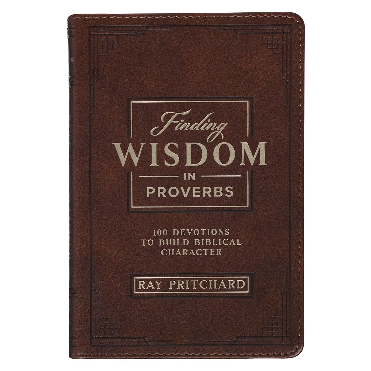 348504 Finding Wisdom in Proverbs Faux Leather Devotional Book