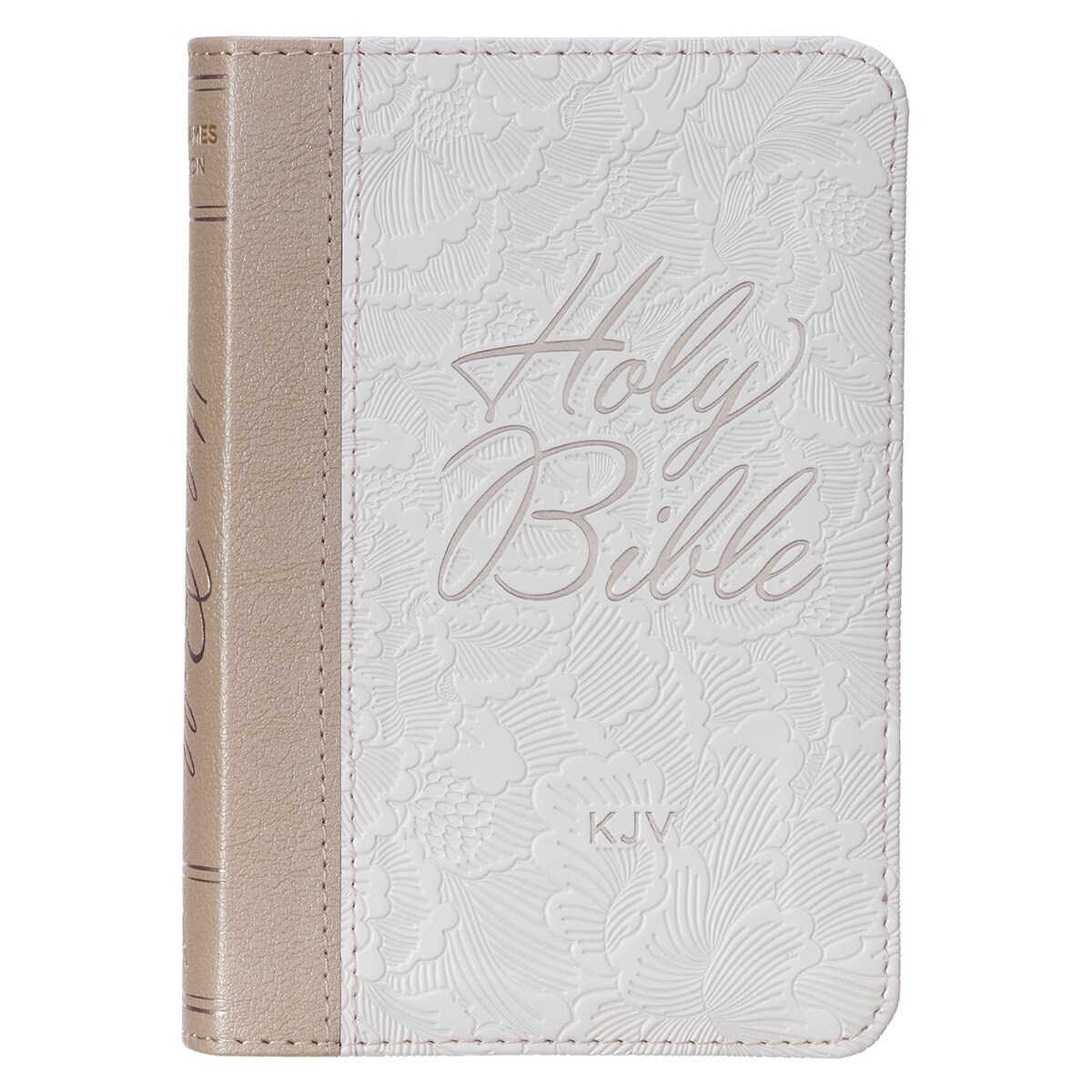 380326 KJV Pocket Bible - White Faux Leather